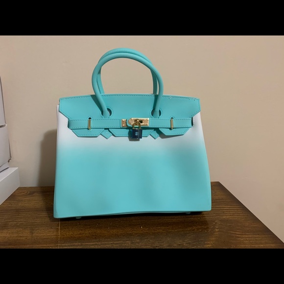 Original PVC hand painted purse - Picture 2 of 3